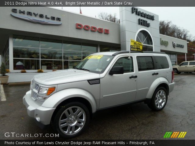 2011 Dodge Nitro Heat 4.0 4x4 in Bright Silver Metallic