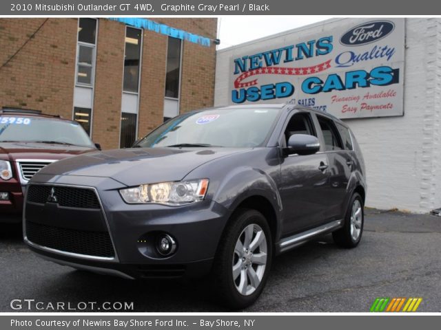 2010 Mitsubishi Outlander GT 4WD in Graphite Gray Pearl