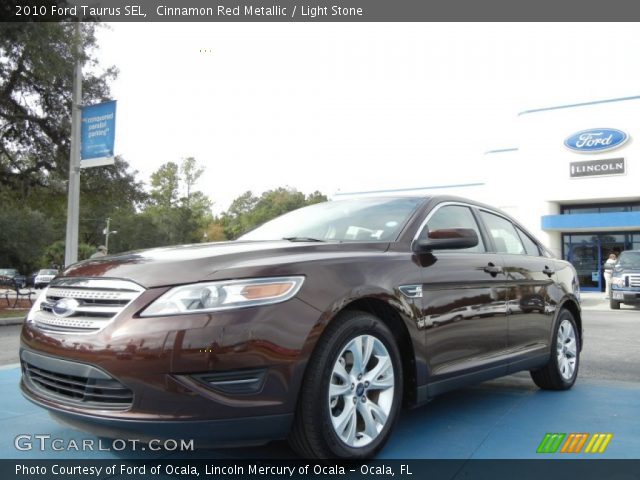 2010 Ford Taurus SEL in Cinnamon Red Metallic