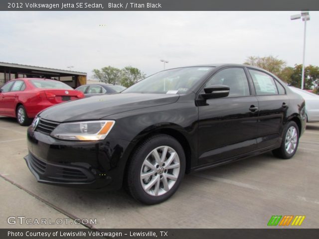 2012 Volkswagen Jetta SE Sedan in Black