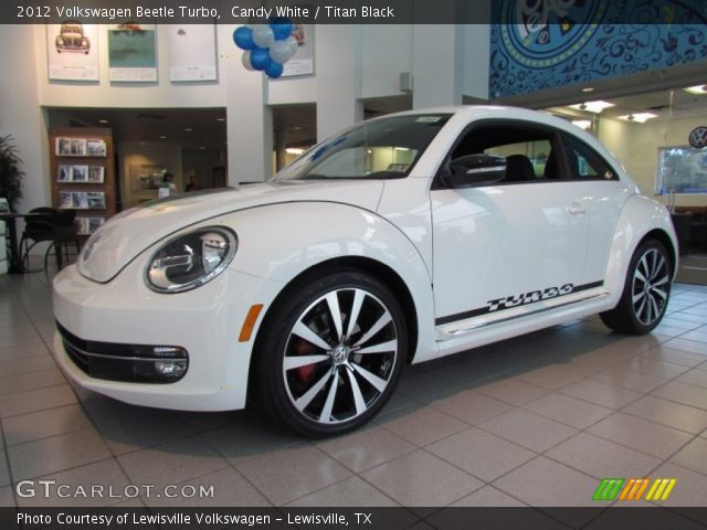 2012 Volkswagen Beetle Turbo in Candy White