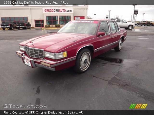 1992 Cadillac DeVille Sedan in Red Pearl