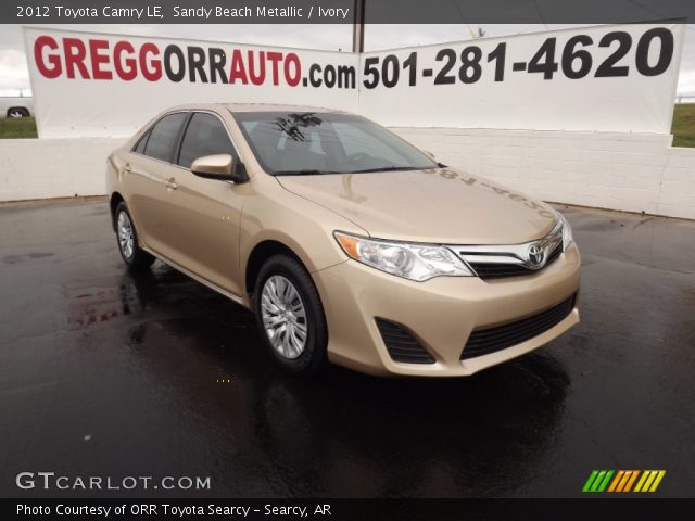 2012 Toyota Camry LE in Sandy Beach Metallic
