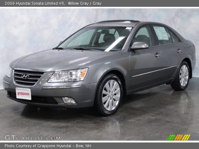 2009 Hyundai Sonata Limited V6 in Willow Gray
