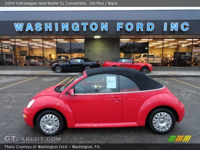 2004 Volkswagen New Beetle GL Convertible in Uni Red