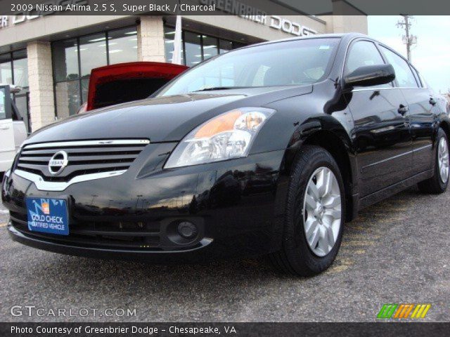 2009 Nissan Altima 2.5 S in Super Black