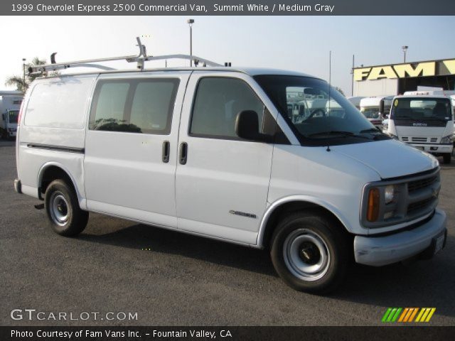 1999 Chevrolet Express 2500 Commercial Van in Summit White