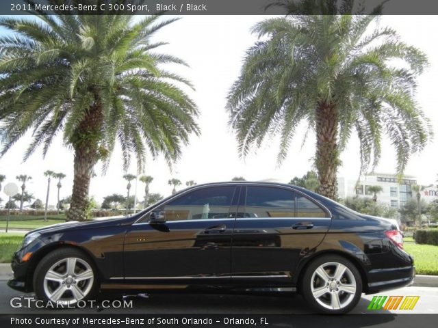 2011 Mercedes-Benz C 300 Sport in Black