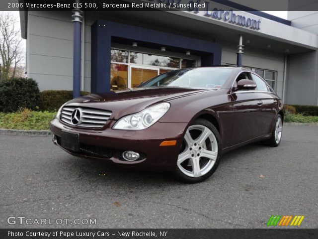 2006 Mercedes-Benz CLS 500 in Bordeaux Red Metallic