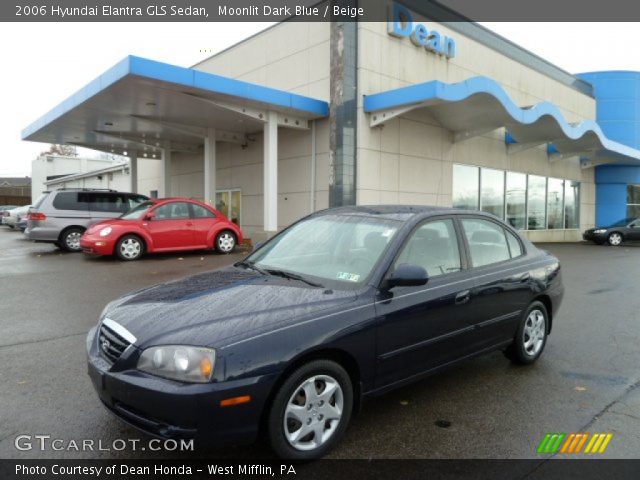 2006 Hyundai Elantra GLS Sedan in Moonlit Dark Blue