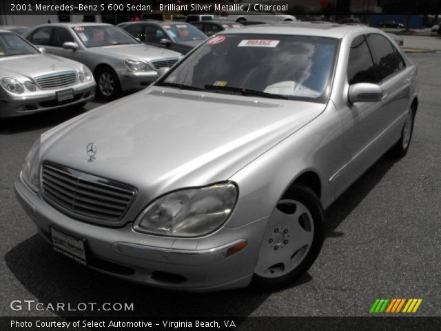 2001 Mercedes-Benz S 600 Sedan in Brilliant Silver Metallic