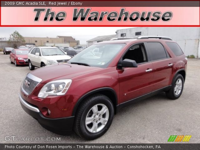 2009 GMC Acadia SLE in Red Jewel