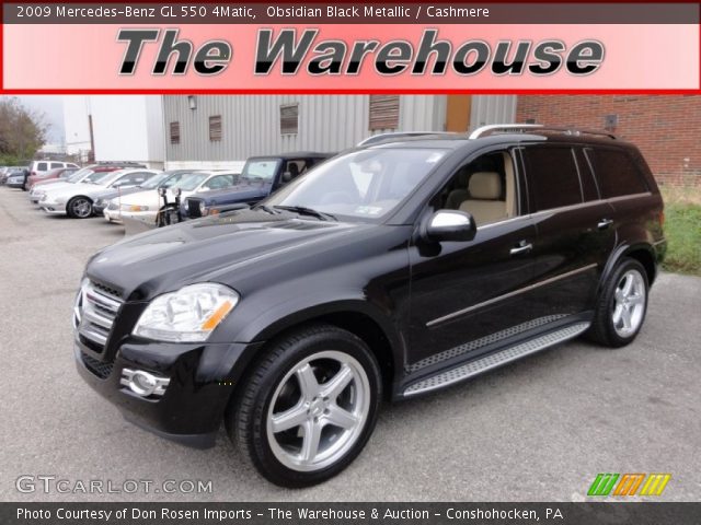 2009 Mercedes-Benz GL 550 4Matic in Obsidian Black Metallic