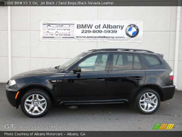 2008 BMW X3 3.0si in Jet Black