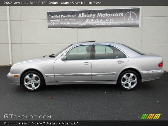 2002 Mercedes-Benz E 320 Sedan in Quartz Silver Metallic