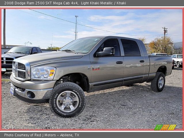 2008 Dodge Ram 2500 SXT Mega Cab 4x4 in Light Khaki Metallic