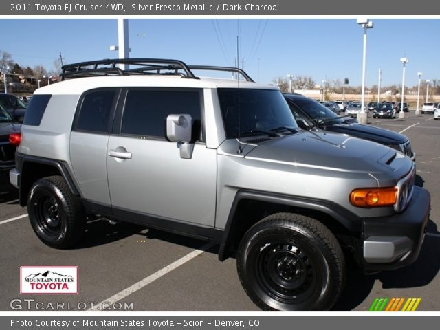 2011 Toyota FJ Cruiser 4WD in Silver Fresco Metallic