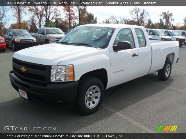 2012 Chevrolet Silverado 1500 Work Truck Extended Cab in Summit White