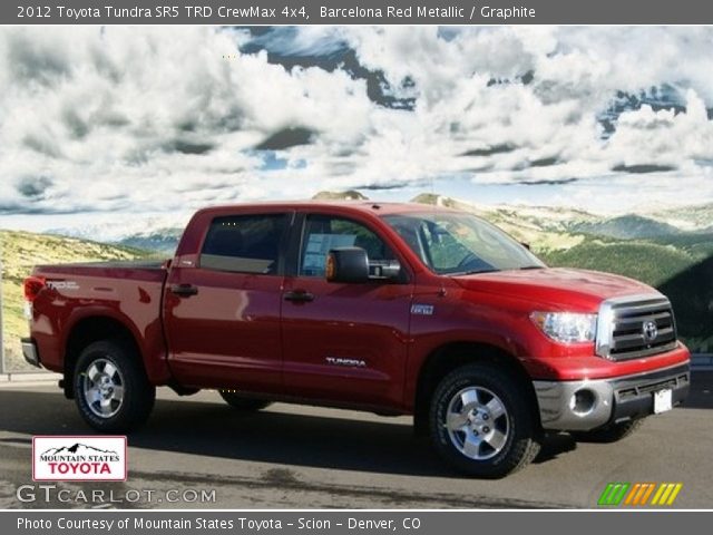 2012 Toyota Tundra SR5 TRD CrewMax 4x4 in Barcelona Red Metallic