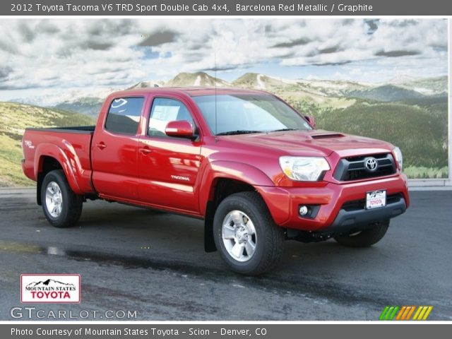 2012 Toyota Tacoma V6 TRD Sport Double Cab 4x4 in Barcelona Red Metallic