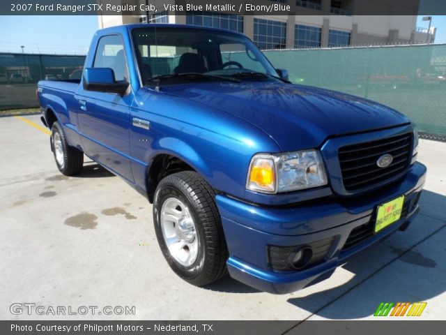 2007 Ford Ranger STX Regular Cab in Vista Blue Metallic