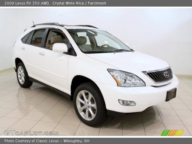 2009 Lexus RX 350 AWD in Crystal White Mica