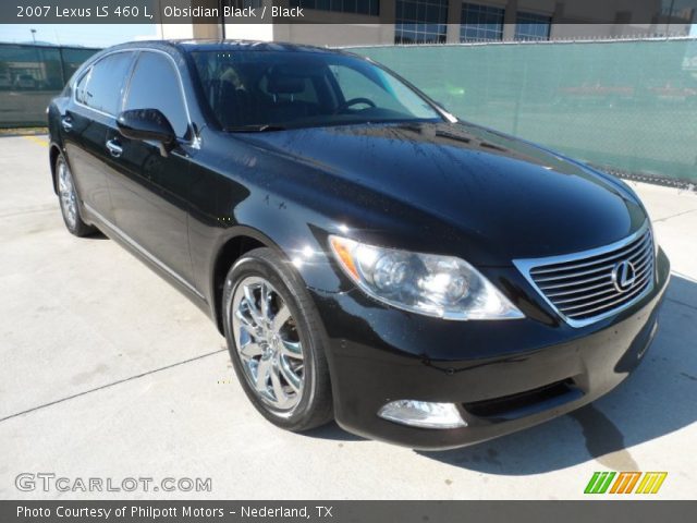 2007 Lexus LS 460 L in Obsidian Black