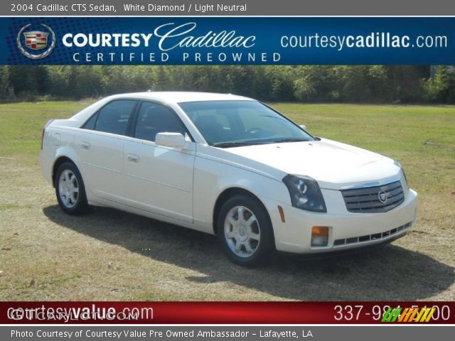 2004 Cadillac CTS Sedan in White Diamond