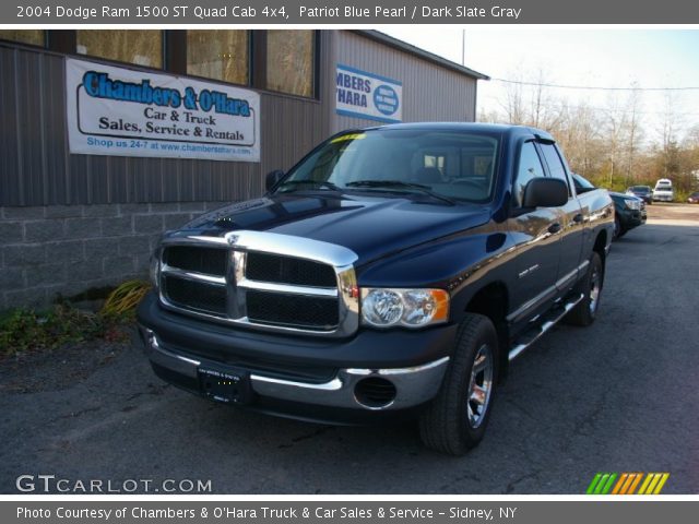2004 Dodge Ram 1500 ST Quad Cab 4x4 in Patriot Blue Pearl