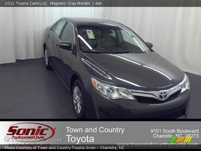 2012 Toyota Camry LE in Magnetic Gray Metallic