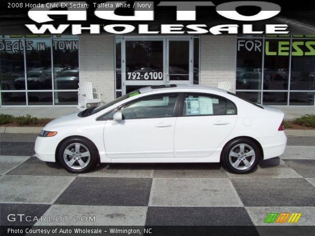 2008 Honda Civic EX Sedan in Taffeta White
