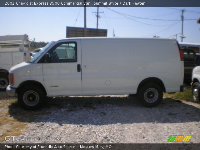 2002 Chevrolet Express 3500 Commercial Van in Summit White