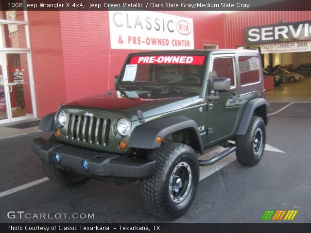 2008 Jeep Wrangler X 4x4 in Jeep Green Metallic