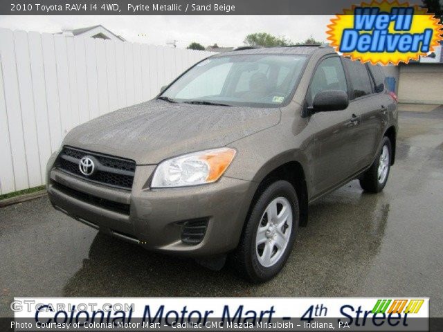 2010 Toyota RAV4 I4 4WD in Pyrite Metallic
