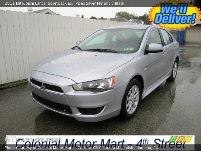2011 Mitsubishi Lancer Sportback ES in Apex Silver Metallic