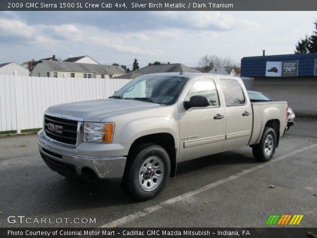 2009 GMC Sierra 1500 SL Crew Cab 4x4 in Silver Birch Metallic