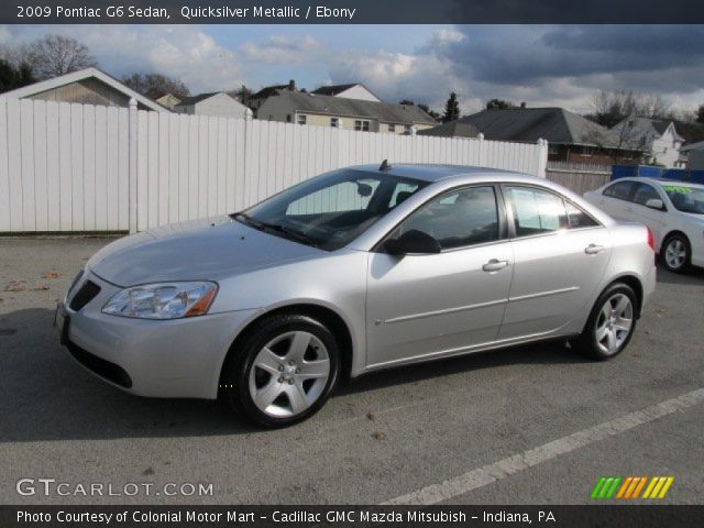 2009 Pontiac G6 Sedan in Quicksilver Metallic