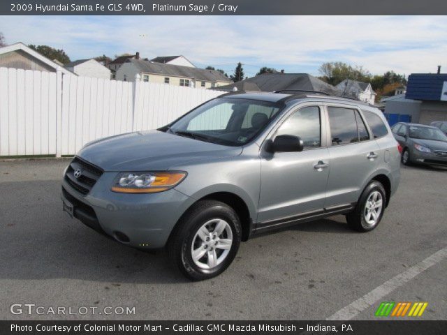 2009 Hyundai Santa Fe GLS 4WD in Platinum Sage