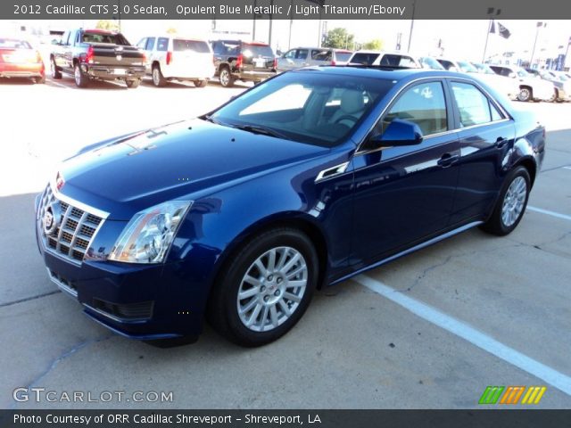 2012 Cadillac CTS 3.0 Sedan in Opulent Blue Metallic
