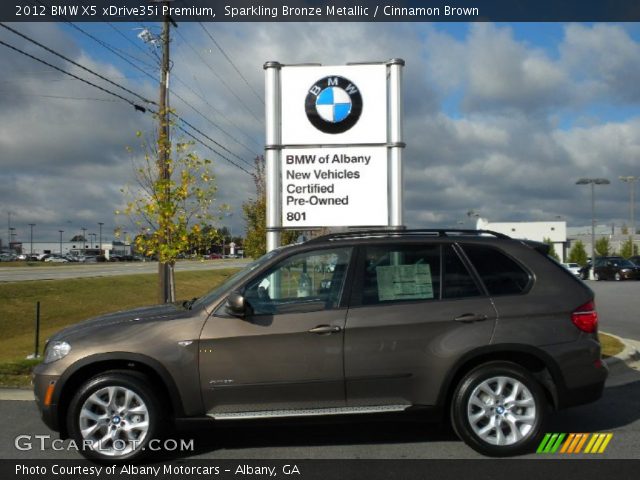 2012 BMW X5 xDrive35i Premium in Sparkling Bronze Metallic