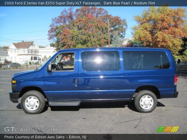 2009 Ford E Series Van E350 Super Duty XLT Passenger in Dark Blue Pearl