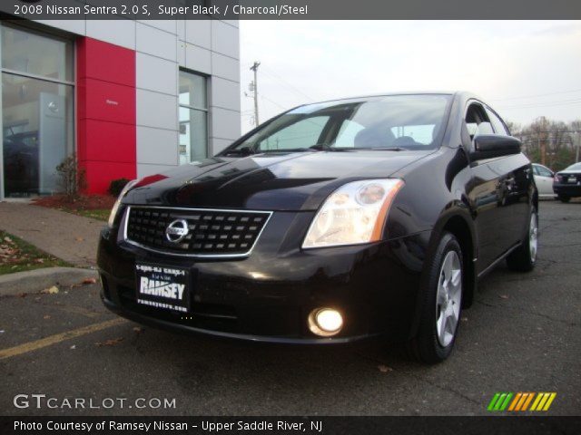 2008 Nissan Sentra 2.0 S in Super Black