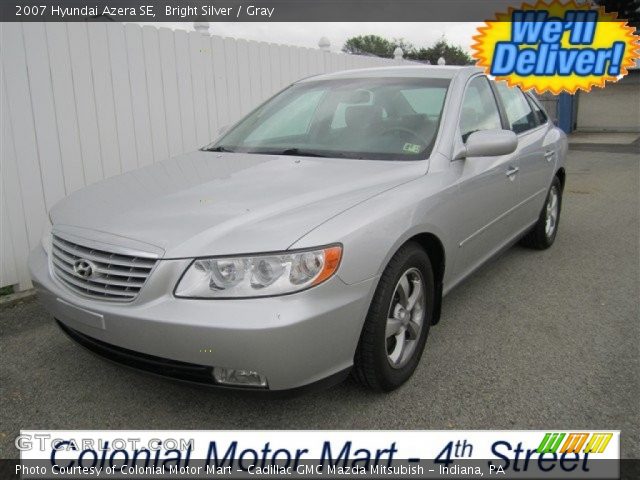 2007 Hyundai Azera SE in Bright Silver