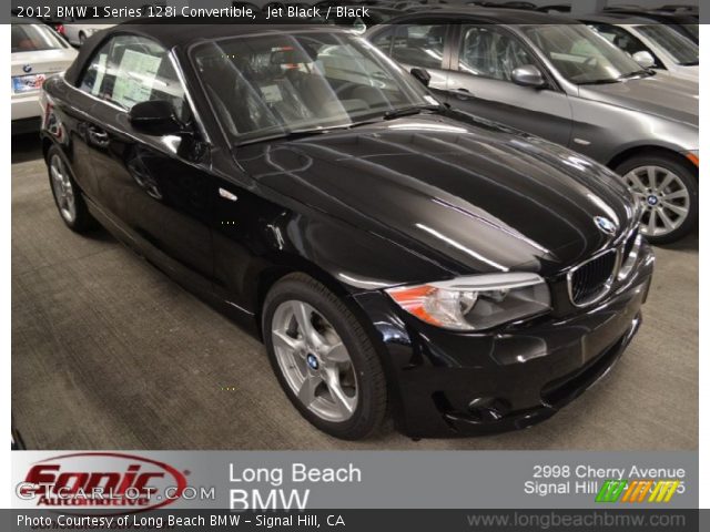 2012 BMW 1 Series 128i Convertible in Jet Black