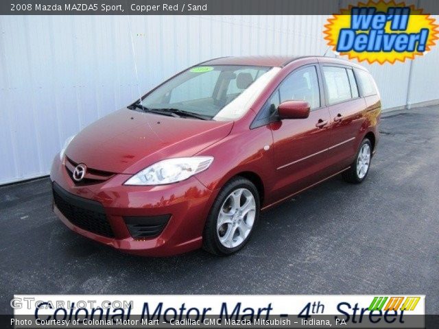 2008 Mazda MAZDA5 Sport in Copper Red