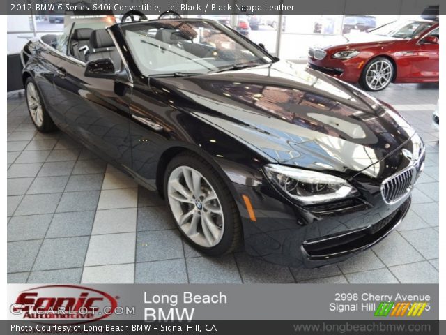 2012 BMW 6 Series 640i Convertible in Jet Black