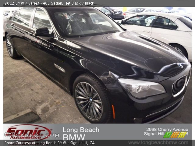 2012 BMW 7 Series 740Li Sedan in Jet Black