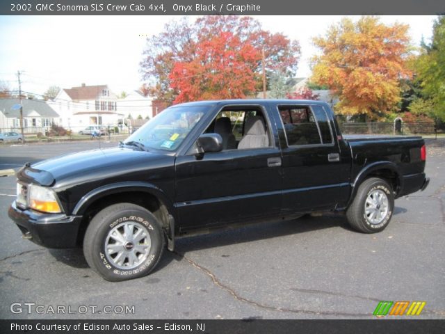 2002 GMC Sonoma SLS Crew Cab 4x4 in Onyx Black