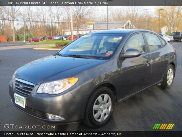 2008 Hyundai Elantra GLS Sedan in Carbon Gray Metallic