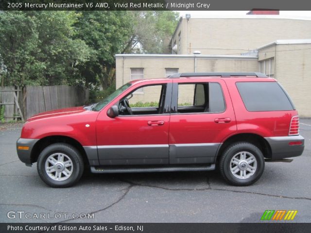 2005 Mercury Mountaineer V6 AWD in Vivid Red Metallic